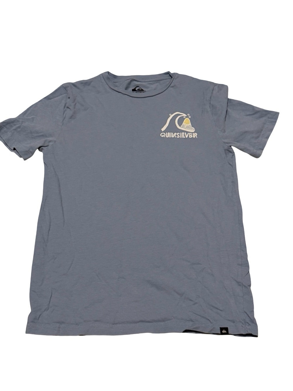 Quiksilver Boys Blue-Gray Graphic T-Shirt